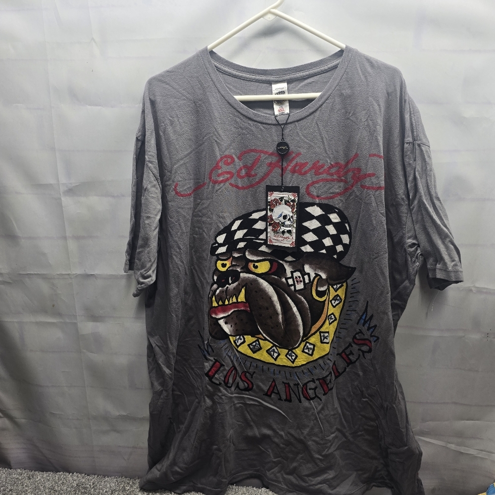 NWT ED HARDY MENS SHIRT SIZE 4XL - Picture 3 of 9